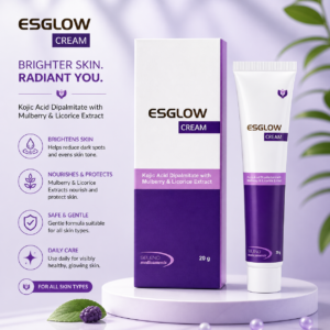 Esglow Cream | Advanced Skin Brightening & Depigmenting Formula | Hydroquinone-Free - 20g